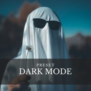Zdjęcie ducha z presetem Dark Mode
